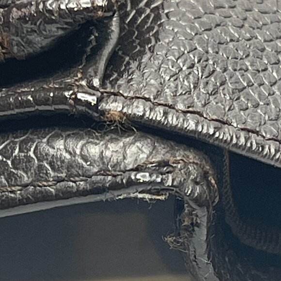 CHANEL Dark Brown Caviar Leather CC Bifold Wallet - Preowned - Picture 9 of 15